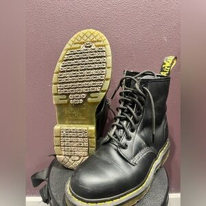 Black 1460 slip resistant Dr. Martens.